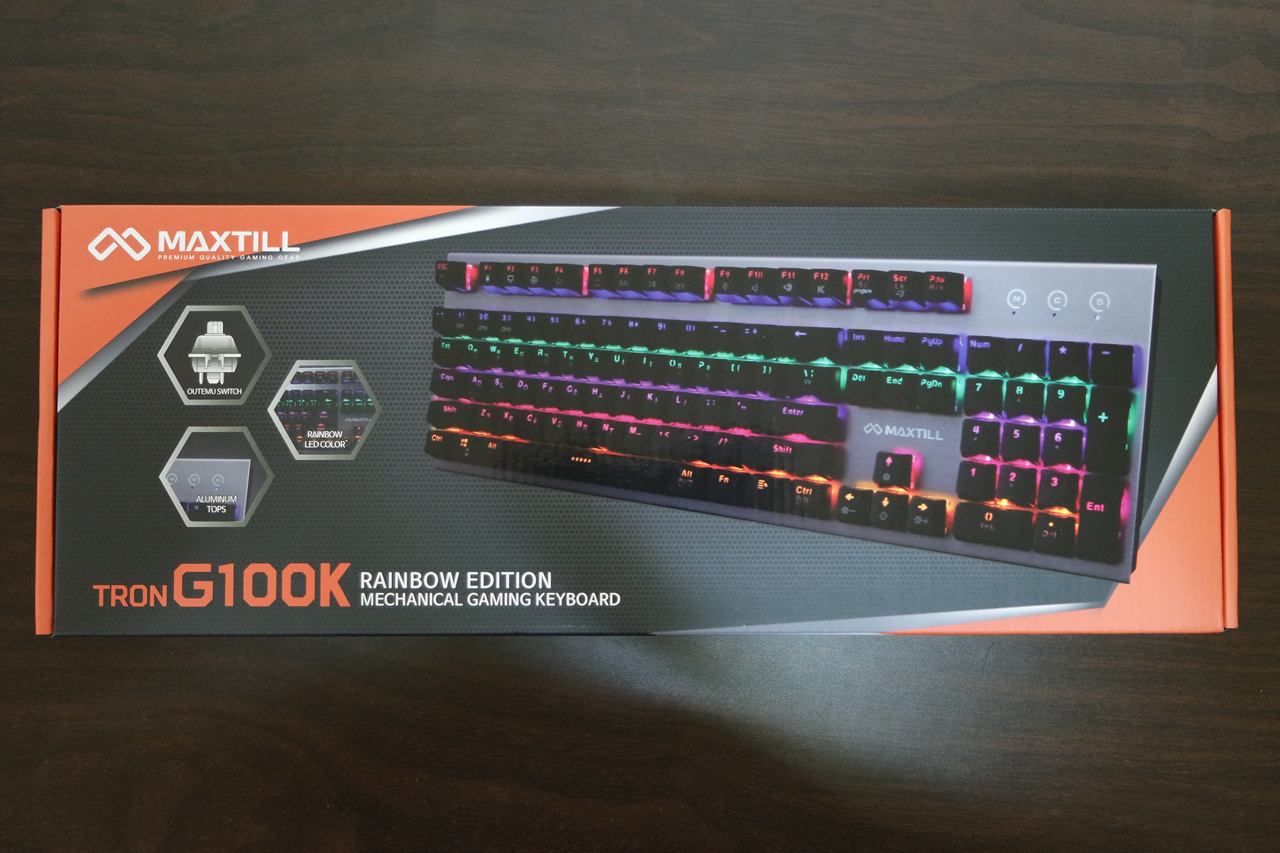 매력적인 기계식 키보드 MAXTILL TRON G100K (그레이, 청축) > 리뷰/체험기 | 퀘이사존 QUASARZONE