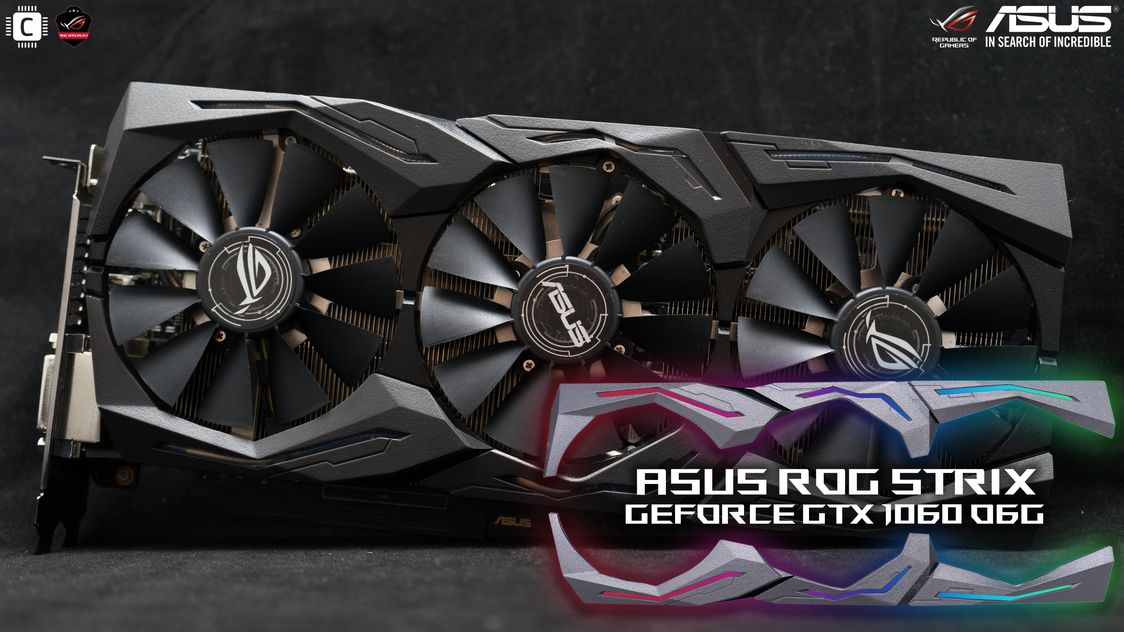 ASUS ROG STRIX GTX 1060 ASUS ROG-STRIX GTX1060-O6G-GAMING ASUS ROG
