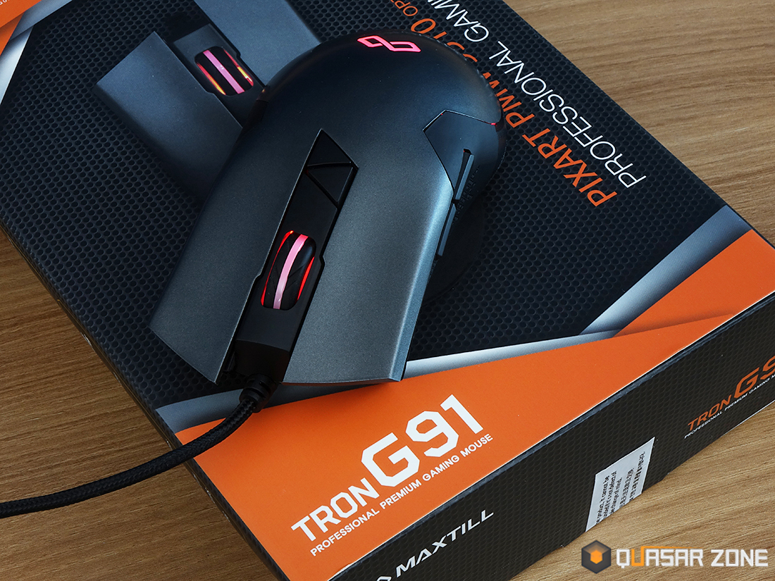 MAXTILL TRON G91 : 게이밍 마우스 > 리뷰 | 퀘이사존 QUASARZONE
