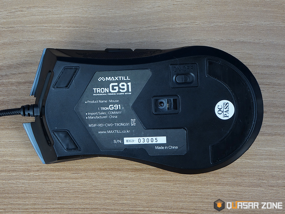 MAXTILL TRON G91 : 게이밍 마우스 > 리뷰 | 퀘이사존 QUASARZONE