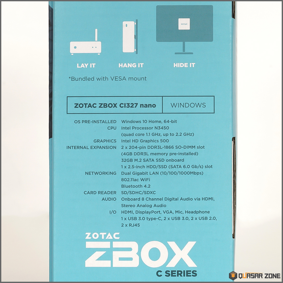 Zotac Zbox Mini Pc Ci327 Nano N3450 Qc Ddr3L 1600Mhz Sata3 2Xglan Wifi Bt Dp Hdmi Vga P 139392 Zotac Zbox Mini Pc Ci327 Nano N3450 Qc Ddr3L 1600Mhz Sata3 2Xglan Wifi Bt Dp Hdmi Vga P 139392