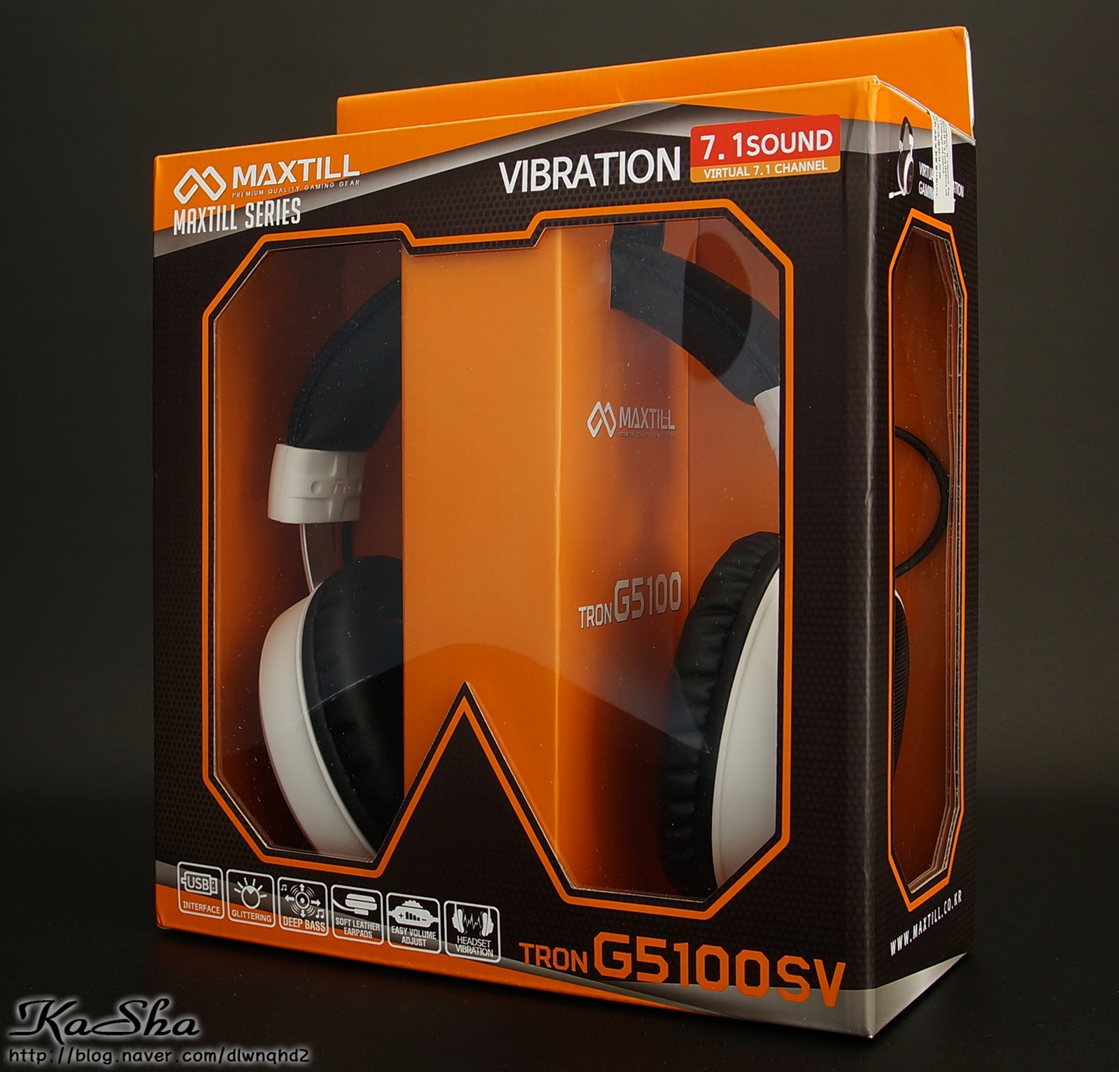 맥스틸 TRON G5100 SV 가상 7.1 채널 진동 게이밍 헤드셋 > 리뷰/체험기 | 퀘이사존 QUASARZONE