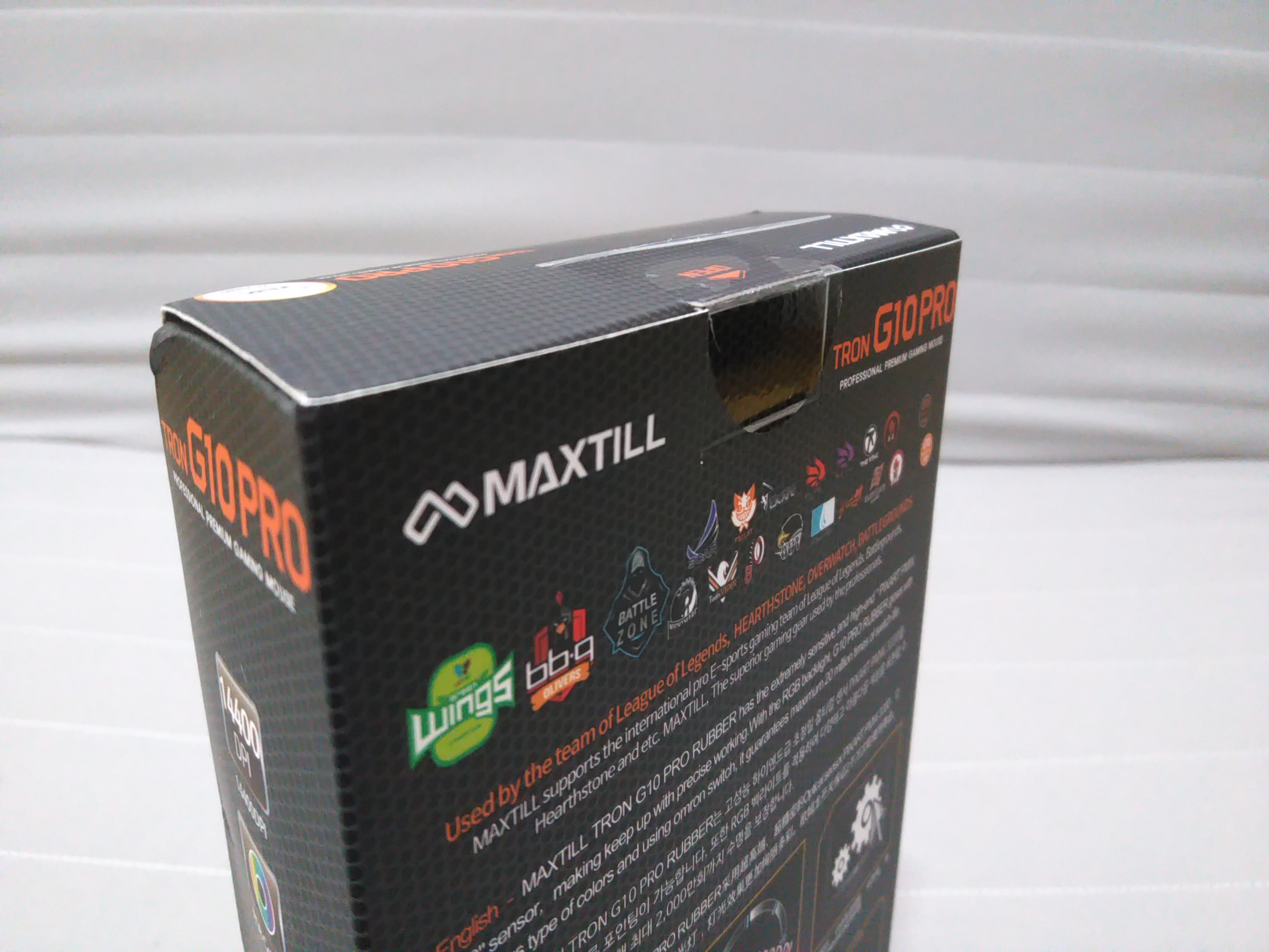 MAXTILL TRON G10PRO reborn Rubber 게이밍 마우스 필드테스트 > 리뷰/체험기 | 퀘이사존 QUASARZONE