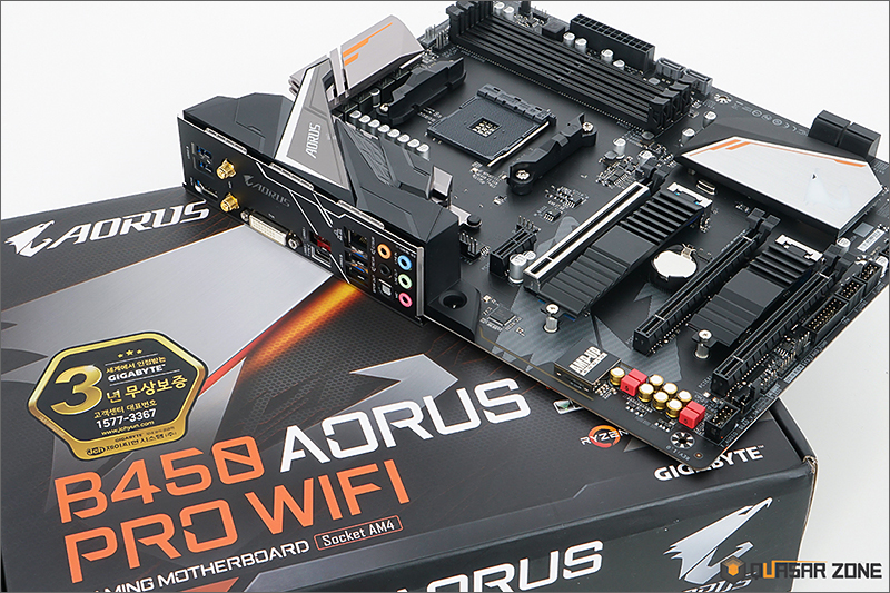 AMD B450 보드다! GIGABYTE B450 AORUS PRO WIFI > 퀘이사 칼럼 | 퀘이사존