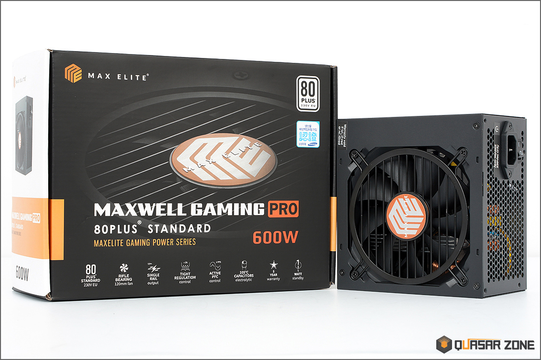 맥스엘리트 MAXWELL GAMING PRO 600W 80PLUS Standard > 퀘이사 칼럼 퀘이사존