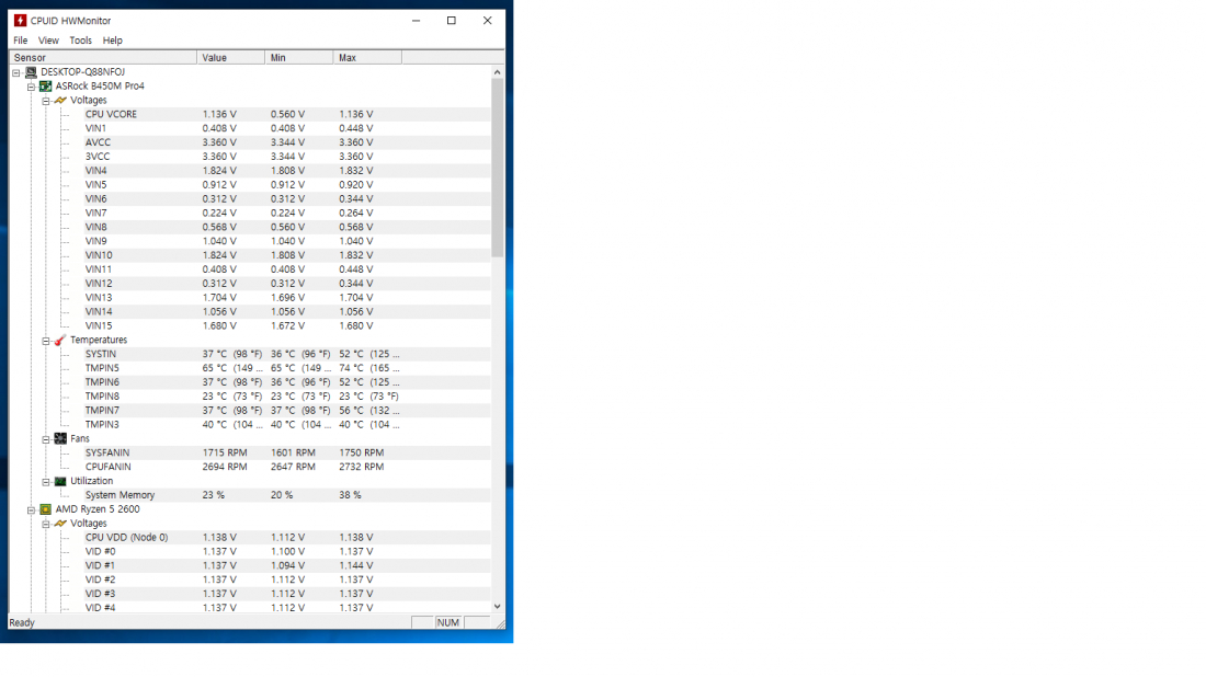 CPU 그래픽카드(VGA) 메인보드 온도측정 CPUID HWMonitor 다운로드 및 사용법 게임 1시간정도만 돌려도 메인보드온도가 높습니다....도움이 필요합니다.. > Cpu/메인보드/램 | 퀘이사존 Quasarzone” style=”width:100%” title=”게임 1시간정도만 돌려도 메인보드온도가 높습니다….도움이 필요합니다.. > CPU/메인보드/램 | 퀘이사존 QUASARZONE”><figcaption>게임 1시간정도만 돌려도 메인보드온도가 높습니다….도움이 필요합니다.. > Cpu/메인보드/램 | 퀘이사존 Quasarzone</figcaption></figure>
<figure><img decoding=