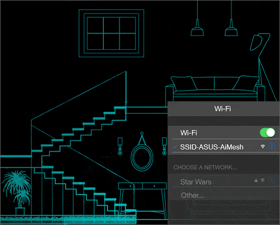 더 넓은 Wi Fi 신호를 지원하는 기술 ASUS AiMesh gt 퀘이사 칼럼 퀘이사존