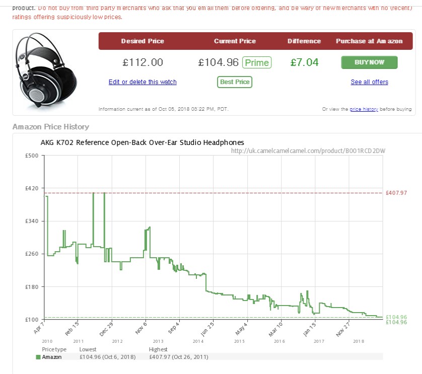 영마존] AKG K702 최저가 (국내 직배가능) (87.5파운드+직배비 13.5파운드) \u003e 지름/할인정보 | 퀘이사존