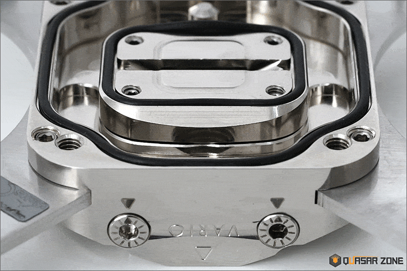 Aqua Computer Cuplex kryos NEXT VARIO With VISION : CPU 수랭 블록 gt 퀘이사 칼럼