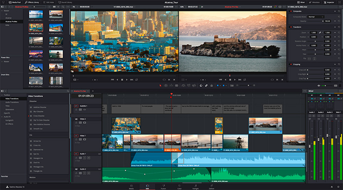 영상편집 프로그램 Davinci Resolve 16 다빈치 리졸브 16 Beta 출시 하드웨어 뉴스 퀘이사존
