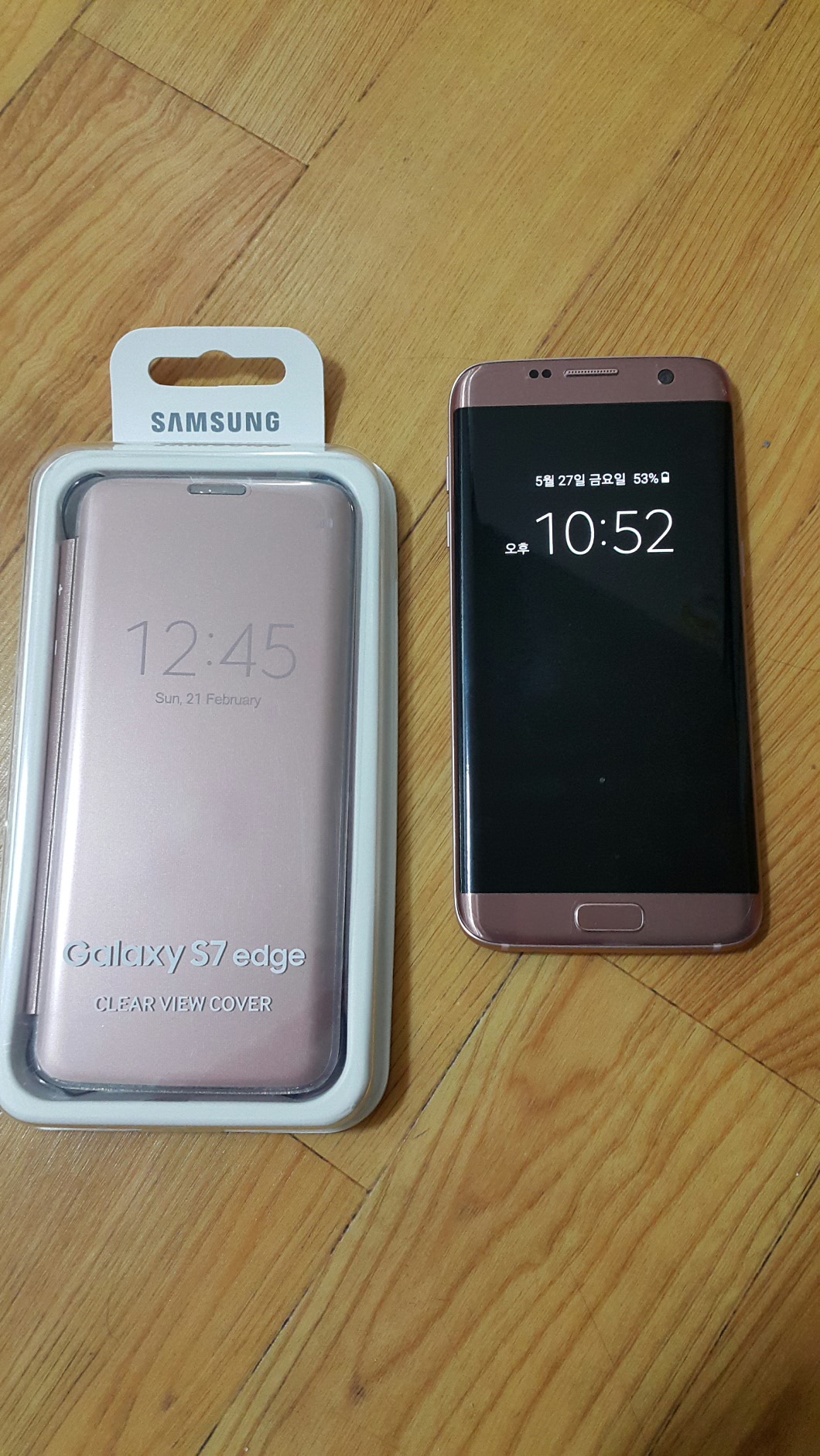 갤럭시 s7 edge + 클리어뷰 커버 > 하드웨어갤러리 퀘이사존