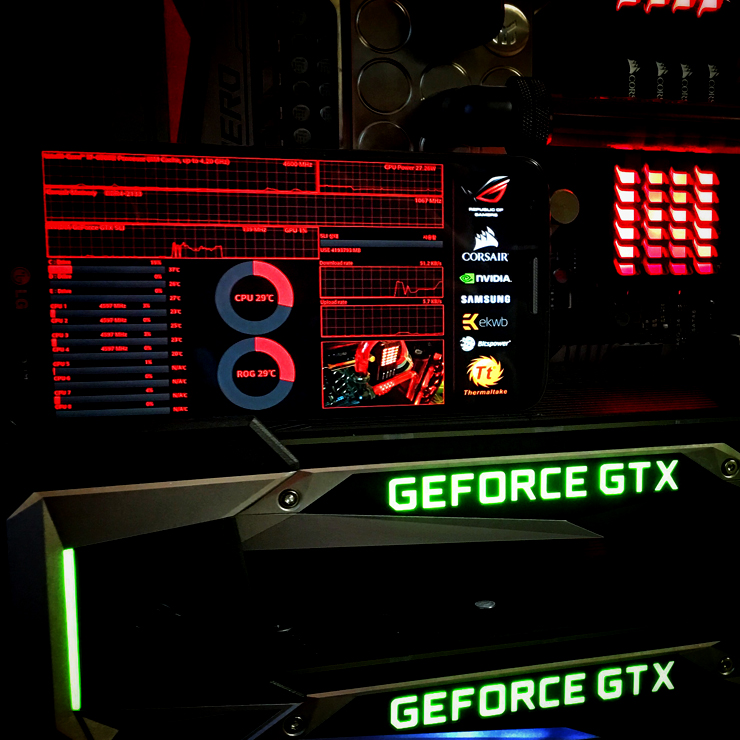 ASUS ROG LCD 패널 센서 프레임 DIY > 하드웨어갤러리 | 퀘이사존