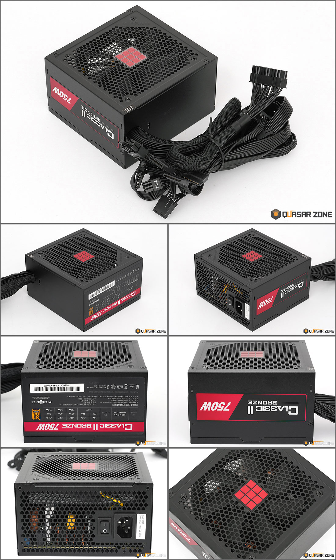 88 효율에 12v 칼전압 출력! 마이크로닉스 Classic II 750W 80PLUS Bronze 230V EU HDB > 퀘이사 칼럼 퀘이사존