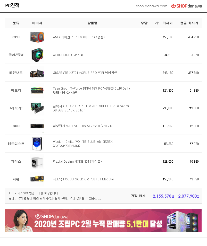 컴퓨터 견적 질문입니다 > PC조립/견적 | 퀘이사존 QUASARZONE 컴퓨터 견적 질문입니다